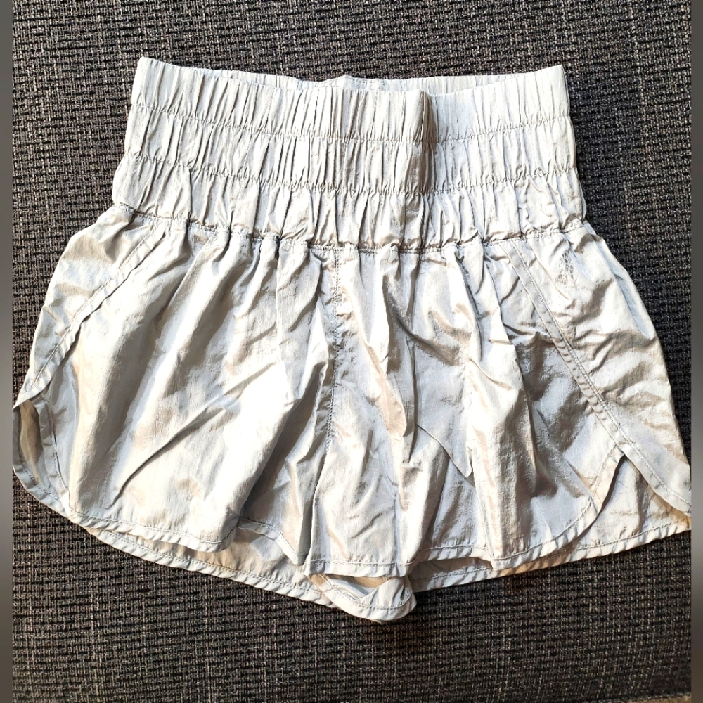 Silver Ultralightweight Women's Running Shorts Free People